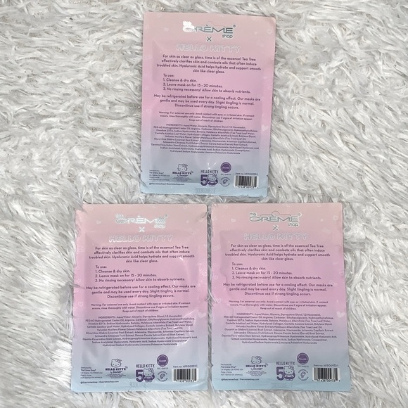 The Crème shop × Hello Kitty Sleep Mask & Macaron Lip Balm & 3 sheet mask - Picture 7 of 8